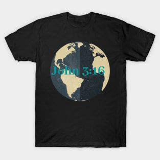 john 3:16 world logo T-Shirt